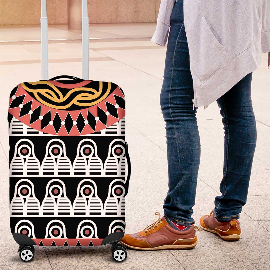 Cameroon Luggage Cover Toghu Traditional Pattern