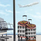 Cameroon Luggage Cover Toghu Traditional Pattern