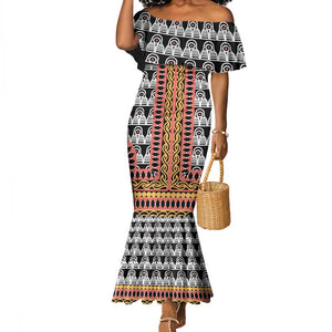 Cameroon Mermaid Dress Toghu Traditional Pattern