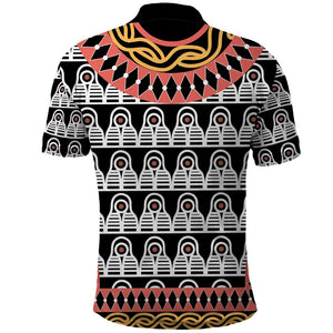 Cameroon Polo Shirt Toghu Traditional Pattern