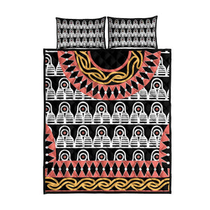 Cameroon Quilt Bed Set Toghu Traditional Pattern