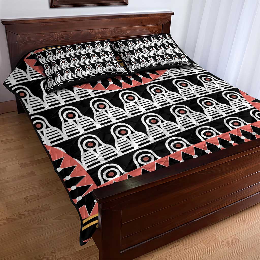 Cameroon Quilt Bed Set Toghu Traditional Pattern