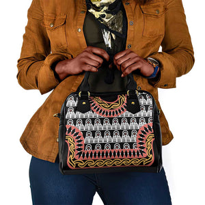 Cameroon Shoulder Handbag Toghu Traditional Pattern