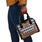Cameroon Shoulder Handbag Toghu Traditional Pattern