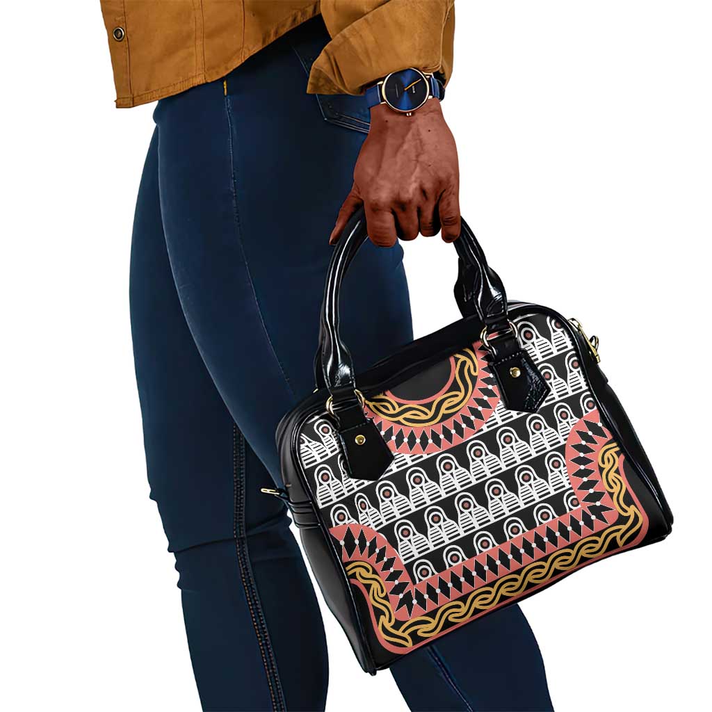 Cameroon Shoulder Handbag Toghu Traditional Pattern