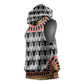 Cameroon Sleeveless Hoodie Toghu Traditional Pattern - African Pride