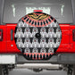 Cameroon Spare Tire Cover Toghu Traditional Pattern