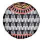 Cameroon Spare Tire Cover Toghu Traditional Pattern