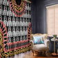 Cameroon Window Curtain Toghu Traditional Pattern