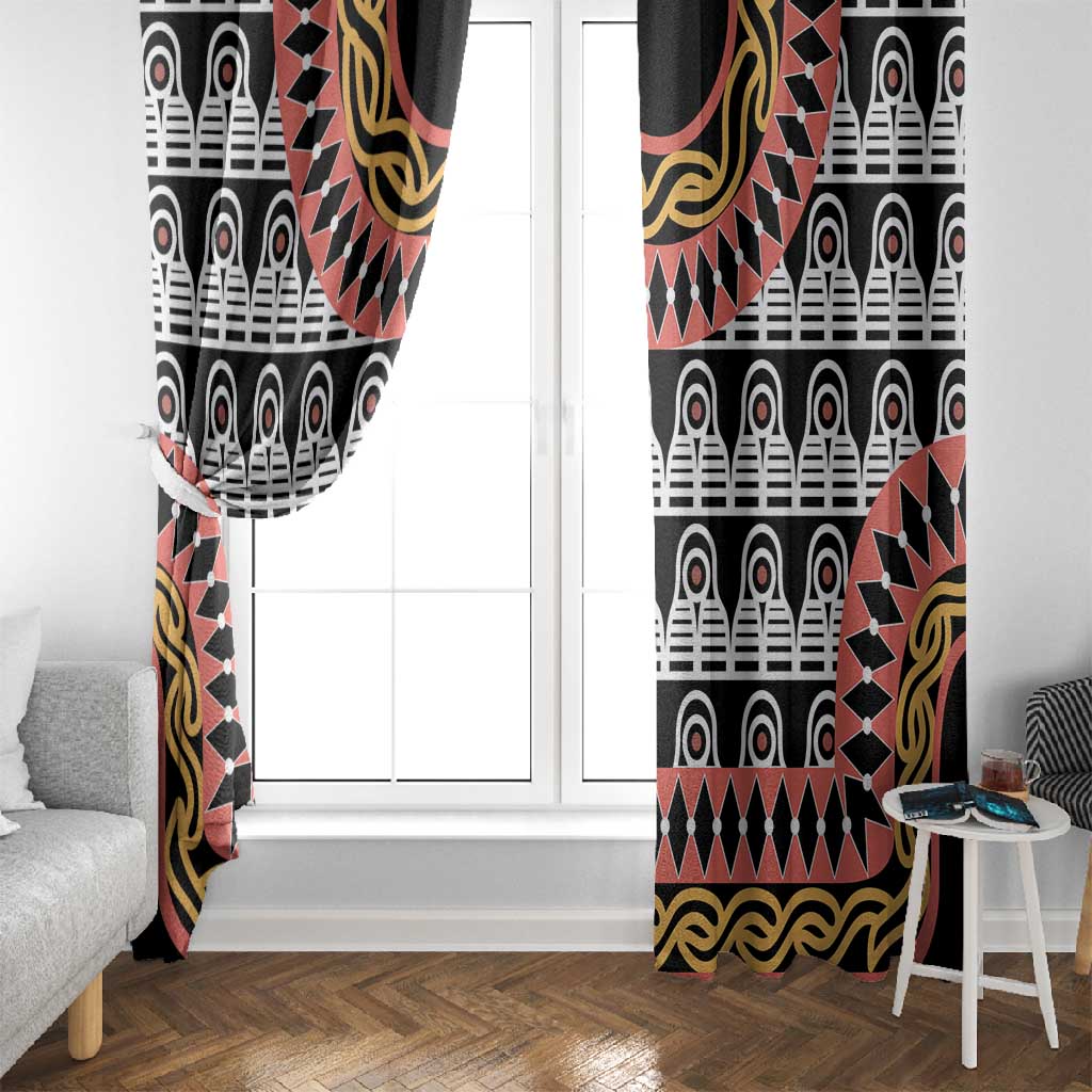 Cameroon Window Curtain Toghu Traditional Pattern