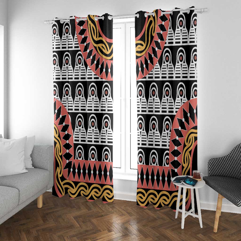 Cameroon Window Curtain Toghu Traditional Pattern