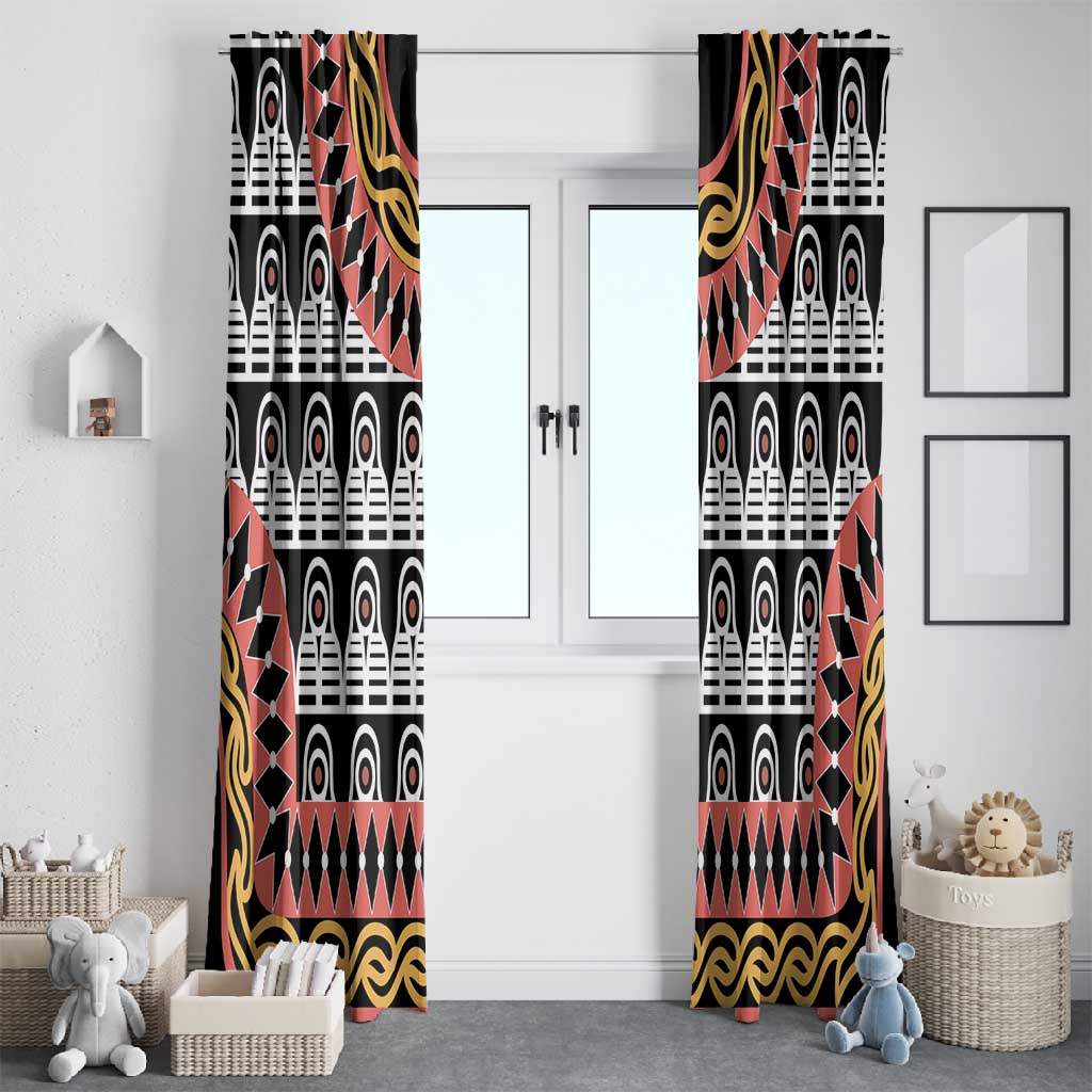 Cameroon Window Curtain Toghu Traditional Pattern