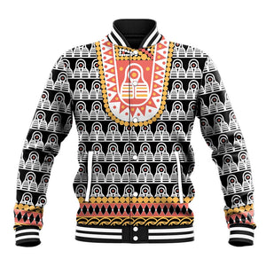 Cameroon Traditional Toghu Pattern Baseball Jacket