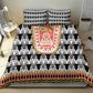 Cameroon Traditional Toghu Pattern Bedding Set