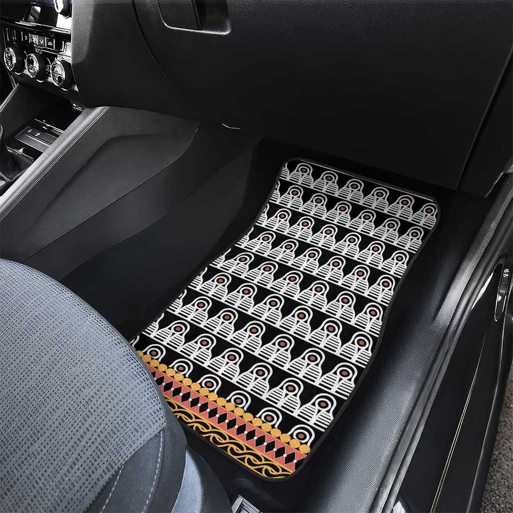 Cameroon Traditional Toghu Pattern Car Mats