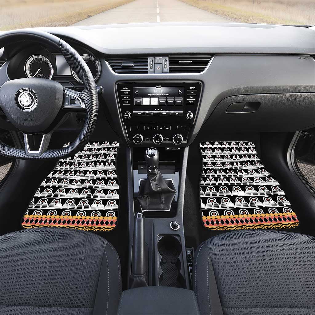 Cameroon Traditional Toghu Pattern Car Mats