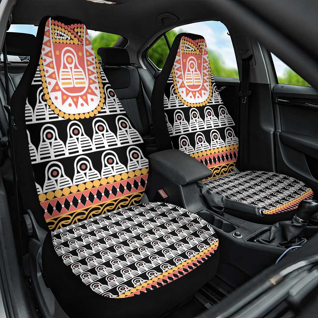 Cameroon Traditional Toghu Pattern Car Seat Cover