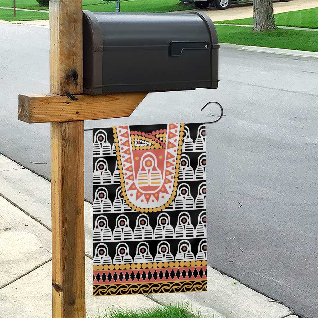 Cameroon Traditional Toghu Pattern Garden Flag