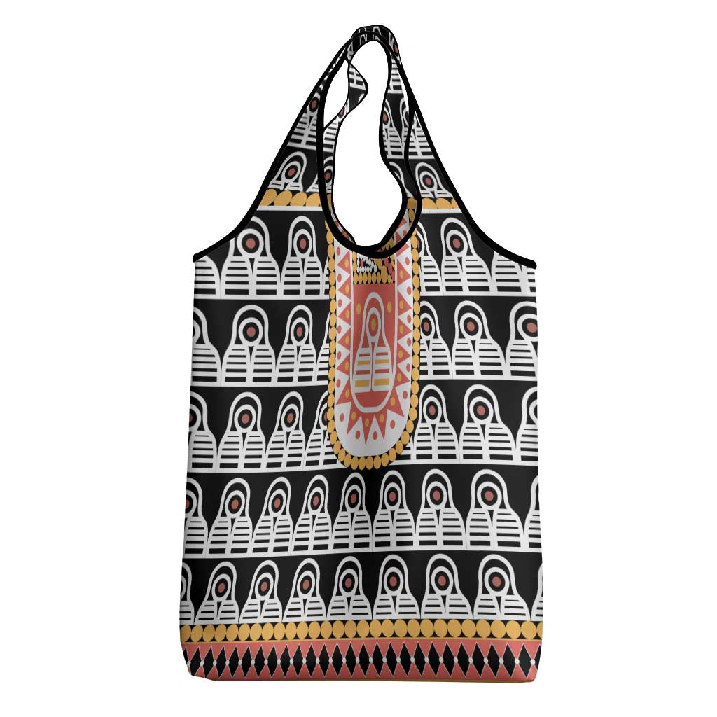 Cameroon Traditional Toghu Pattern Grocery Bag