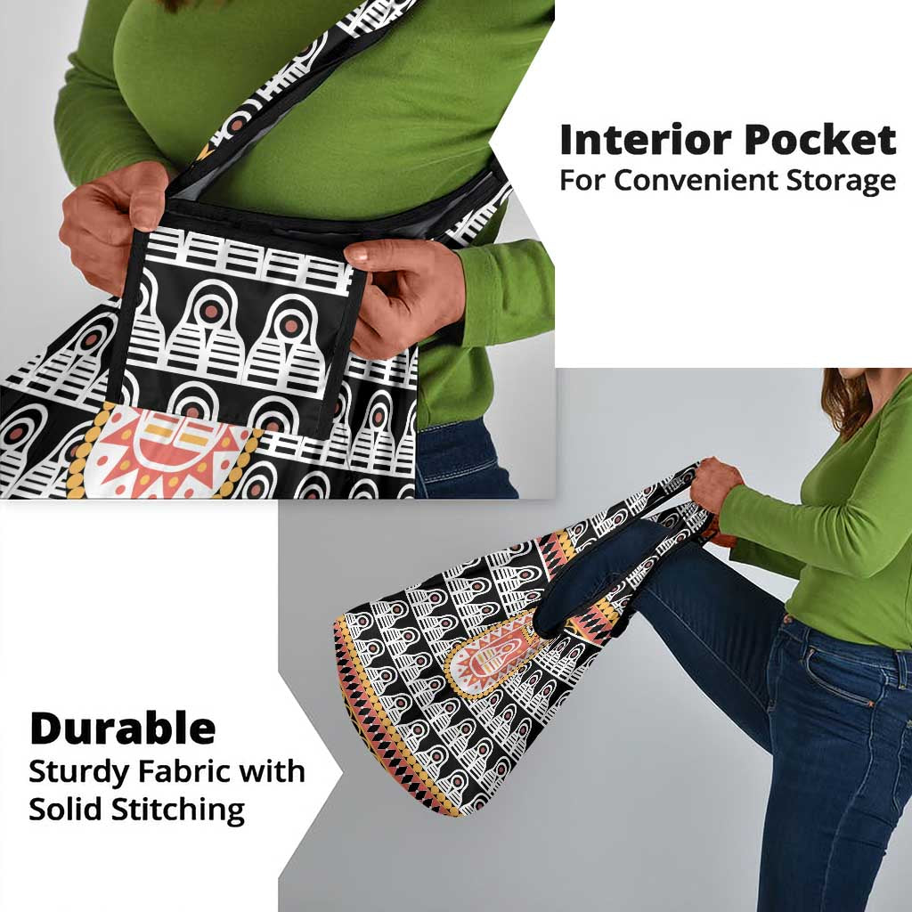 Cameroon Traditional Toghu Pattern Grocery Bag