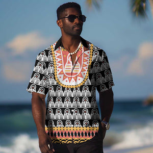 Cameroon Traditional Toghu Pattern Hawaiian Shirt