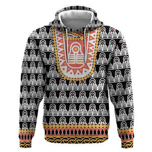 Cameroon Traditional Toghu Pattern Hoodie