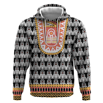 Cameroon Traditional Toghu Pattern Hoodie