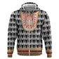 Cameroon Traditional Toghu Pattern Hoodie