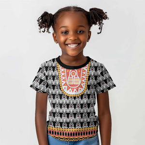 Cameroon Traditional Toghu Pattern Kid T shirt