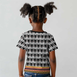 Cameroon Traditional Toghu Pattern Kid T shirt