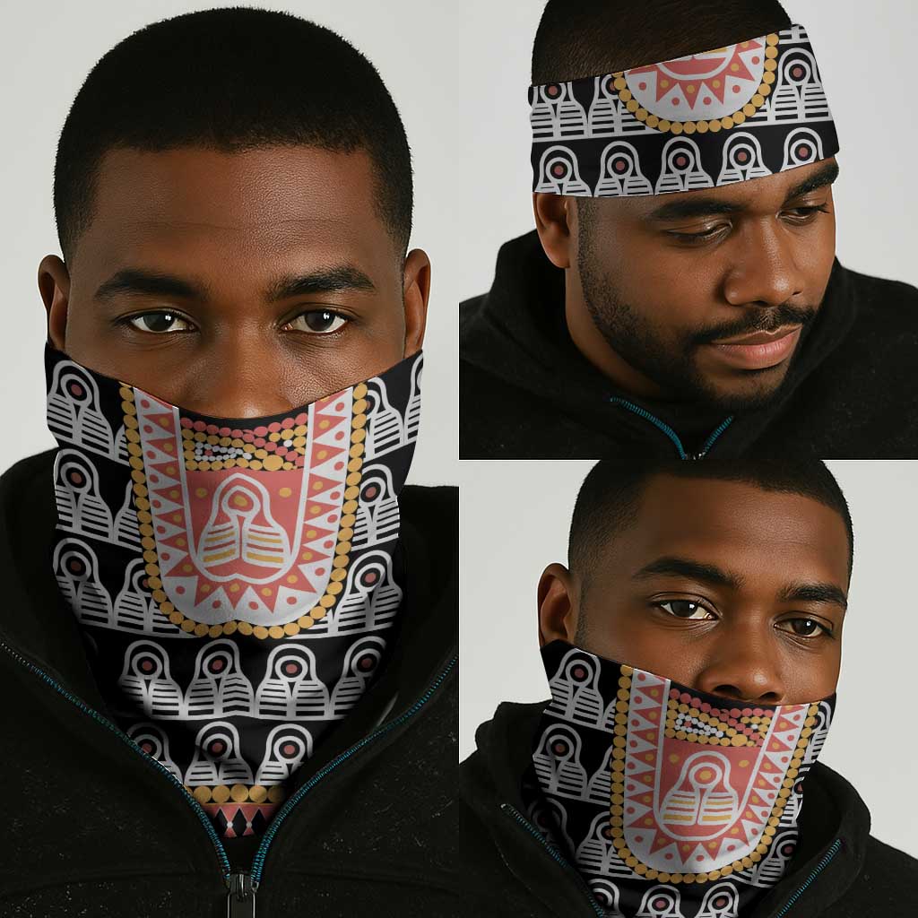 Cameroon Traditional Toghu Pattern Neck Gaiter - African Pride