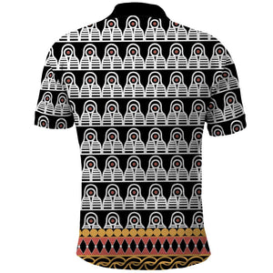 Cameroon Traditional Toghu Pattern Polo Shirt