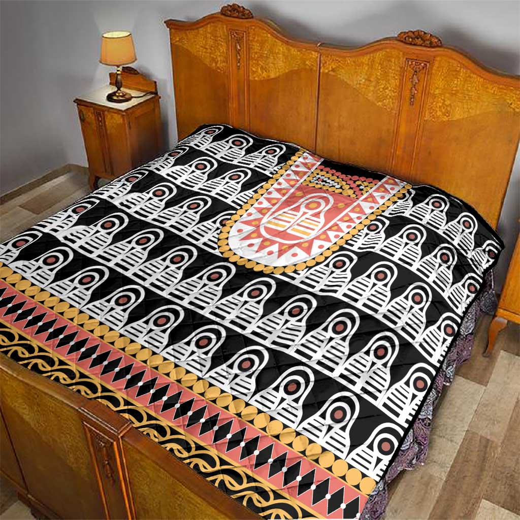 Cameroon Traditional Toghu Pattern Quilt