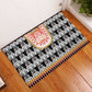 Cameroon Traditional Toghu Pattern Rubber Doormat