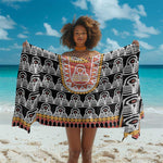 Cameroon Traditional Toghu Pattern Sarong