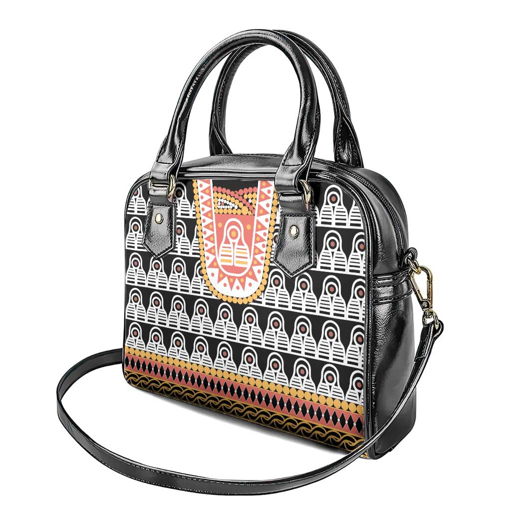 Cameroon Traditional Toghu Pattern Shoulder Handbag