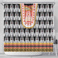 Cameroon Traditional Toghu Pattern Shower Curtain