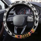 Cameroon Traditional Toghu Pattern Steering Wheel Cover