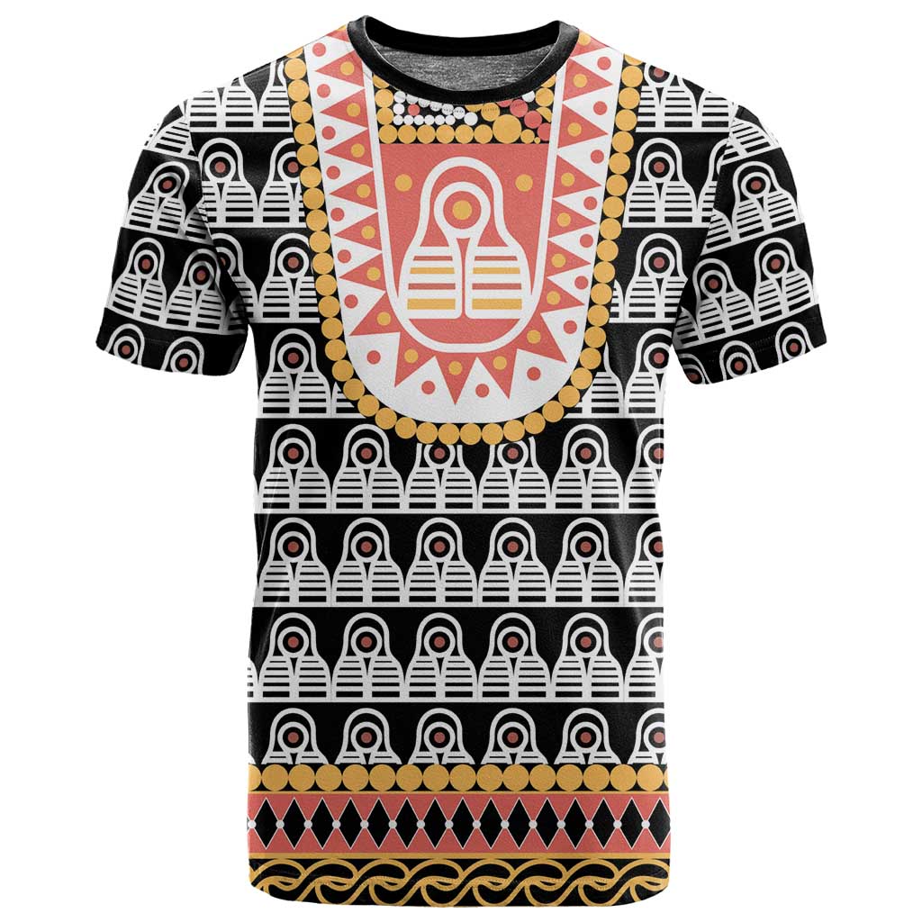 Cameroon Traditional Toghu Pattern T shirt
