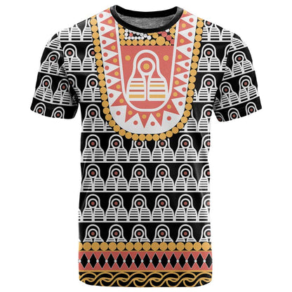 Cameroon Traditional Toghu Pattern T shirt