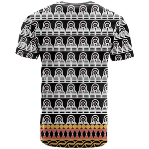 Cameroon Traditional Toghu Pattern T shirt