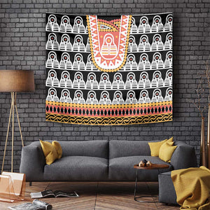 Cameroon Traditional Toghu Pattern Tapestry