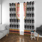 Cameroon Traditional Toghu Pattern Window Curtain