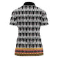 Cameroon Traditional Toghu Pattern Women Polo Shirt