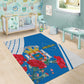 Melilla Spain Area Rug Coat Of Arms With Map