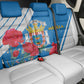 Melilla Spain Back Car Seat Cover Coat Of Arms With Map