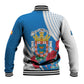 Melilla Spain Baseball Jacket Coat Of Arms With Map