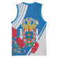 Melilla Spain Basketball Jersey Coat Of Arms With Map - African Pride