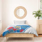 Melilla Spain Bedding Set Coat Of Arms With Map