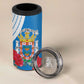 Melilla Spain 4 in 1 Can Cooler Tumbler Coat Of Arms With Map